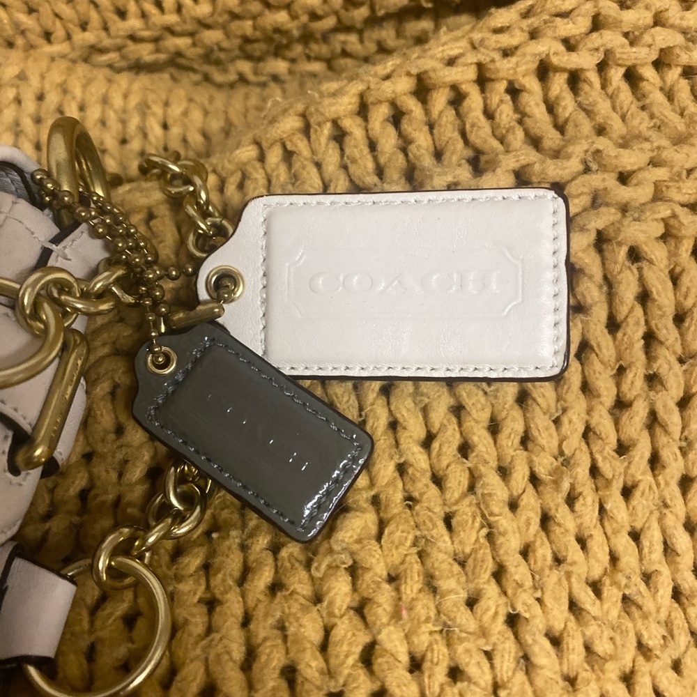 Coach Cream Vintage Chelsea Leather Convertible Crossbody Bag F17825 - Picture 11 of 14